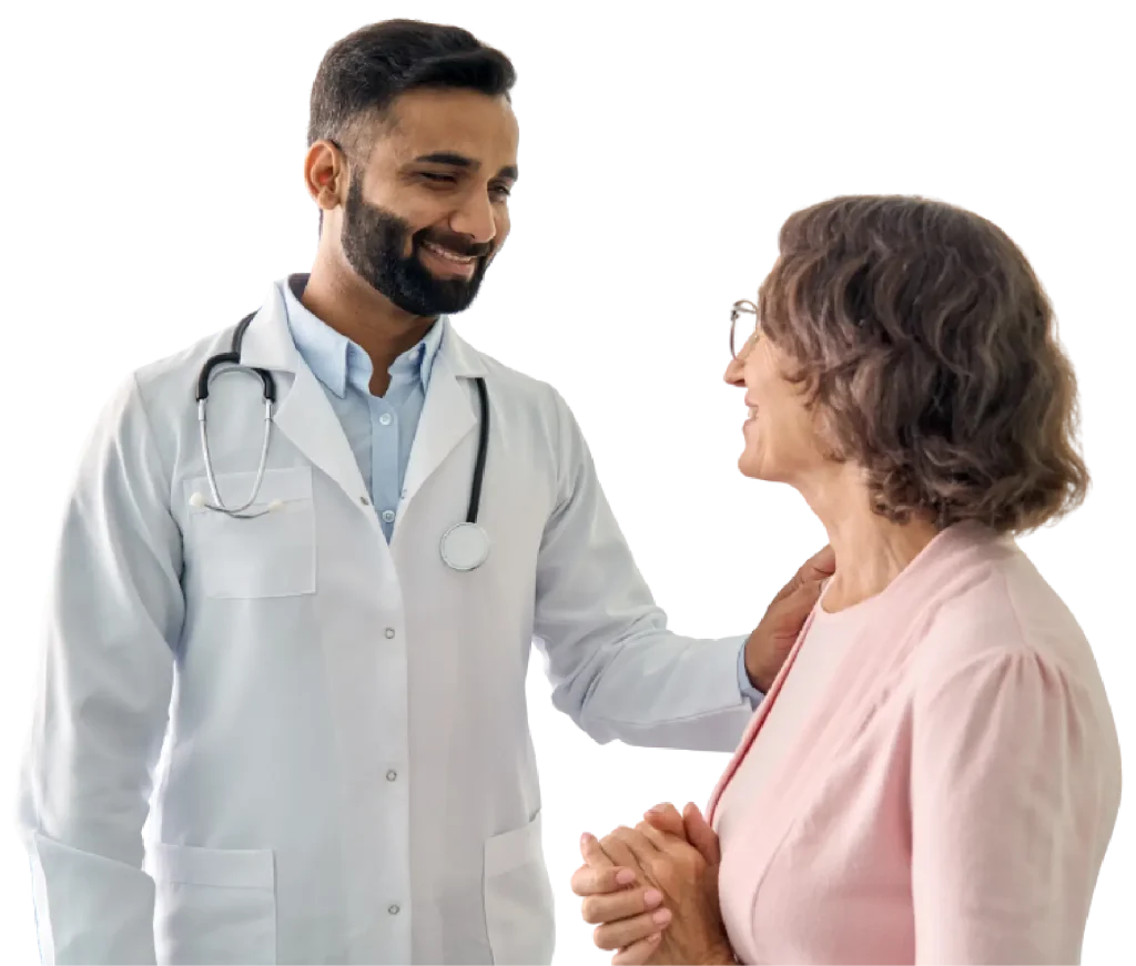 Success stories - doctor with patient